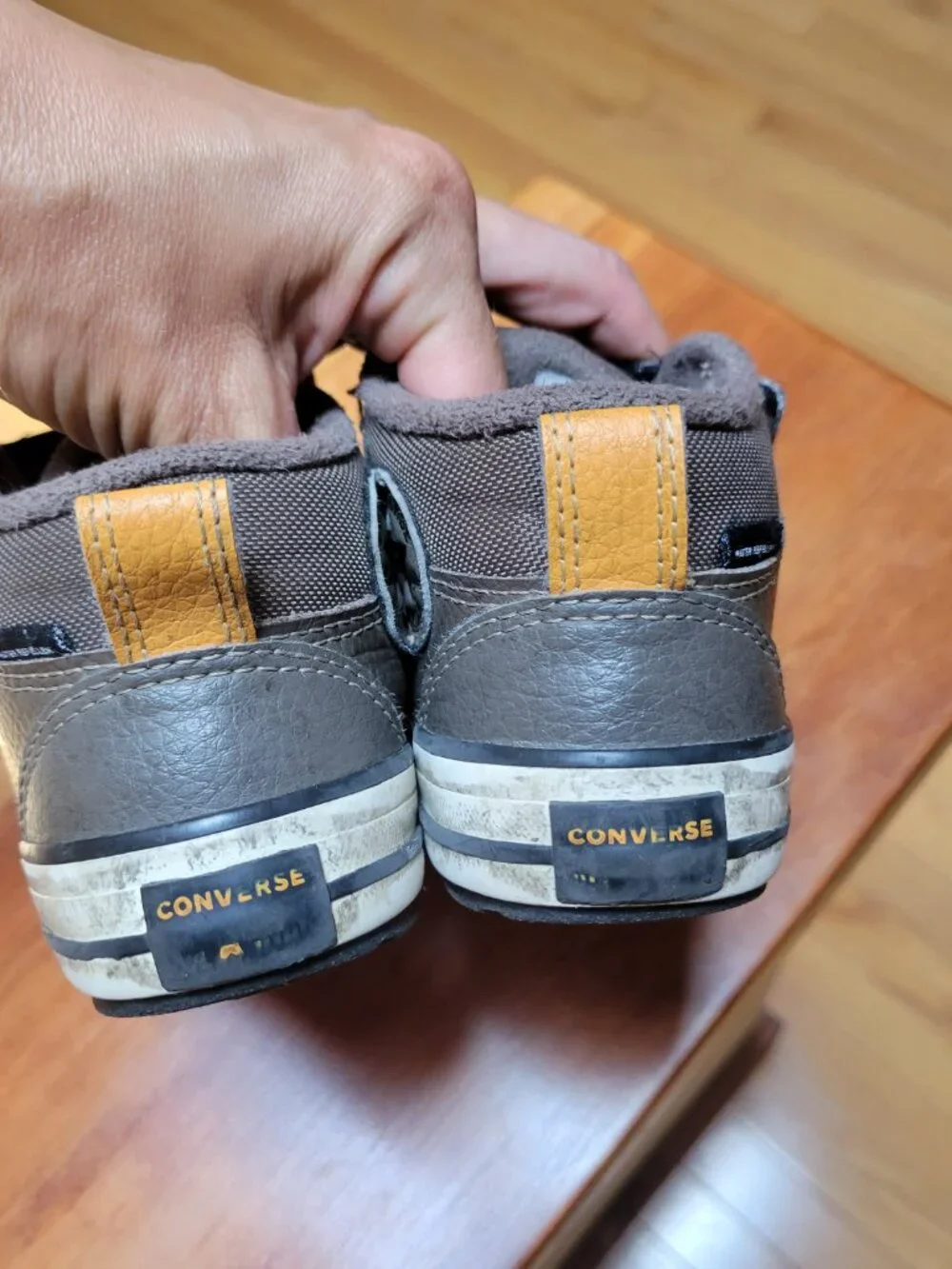 Converse Leather High Tops